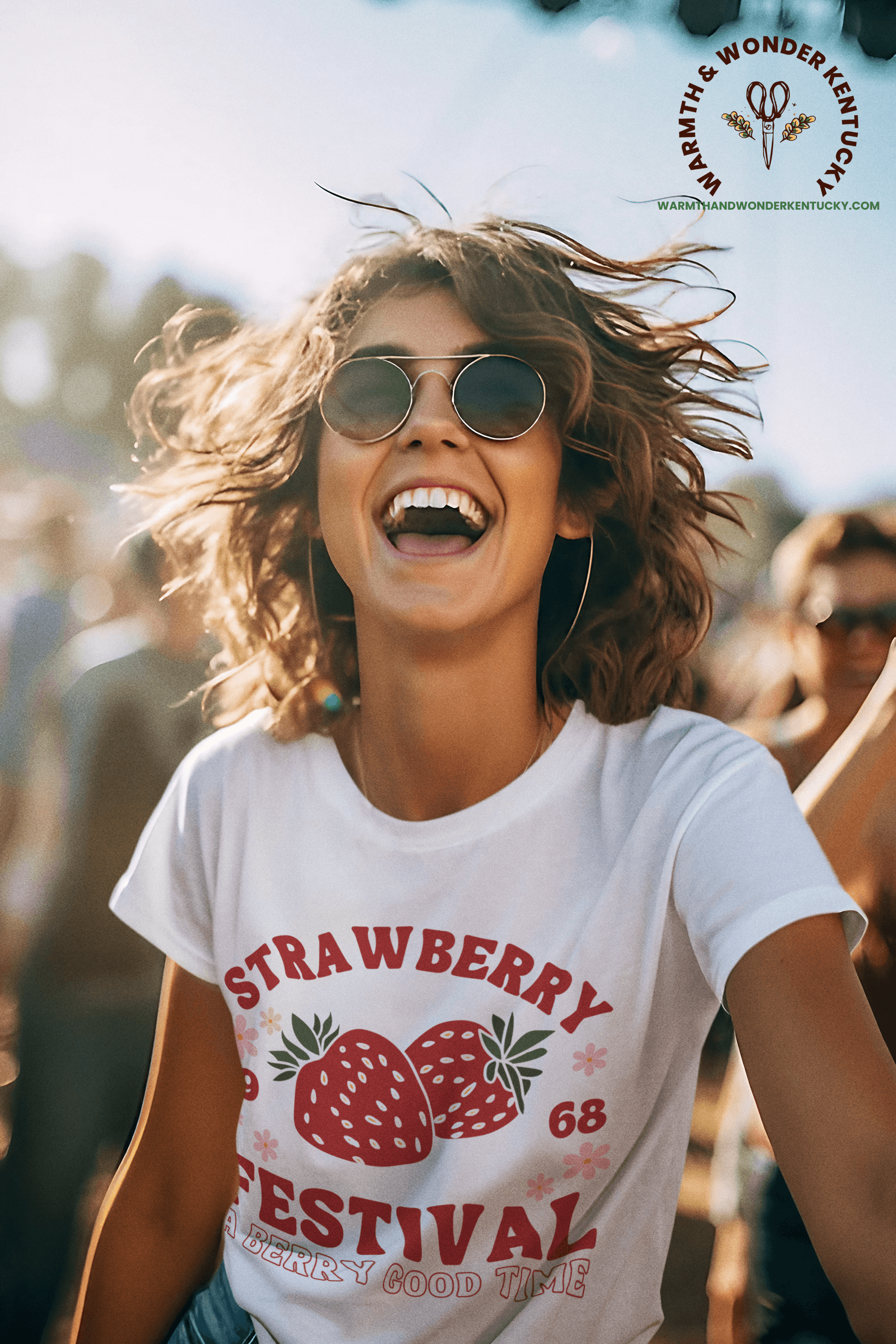 strawberry festival Women's Relaxed T-Shirt