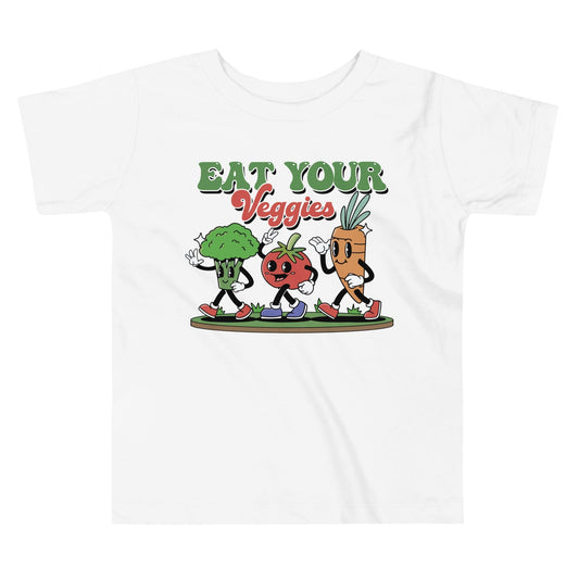 Eat Your Veggies Toddler Short Sleeve Tee