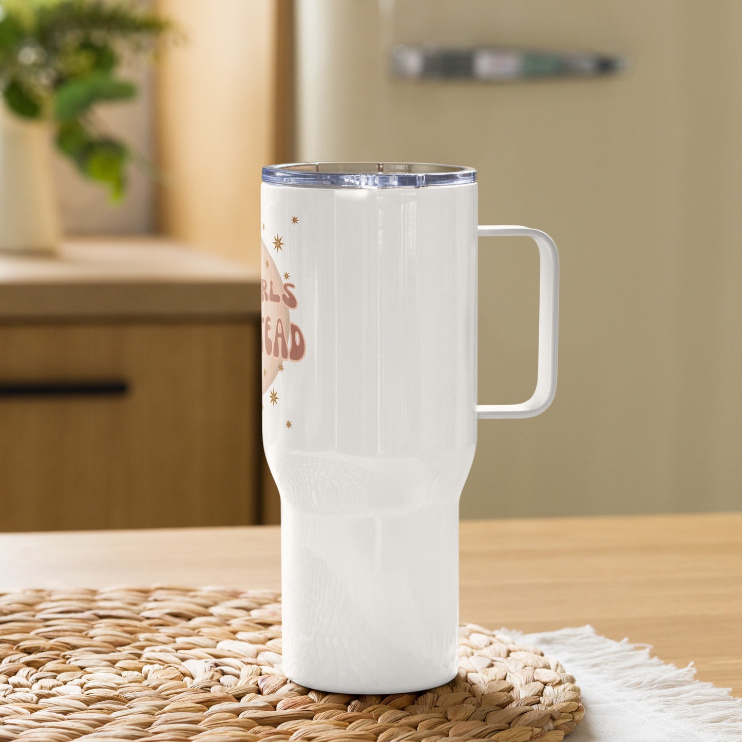 Hot Girls Homestead Travel mug with a handle