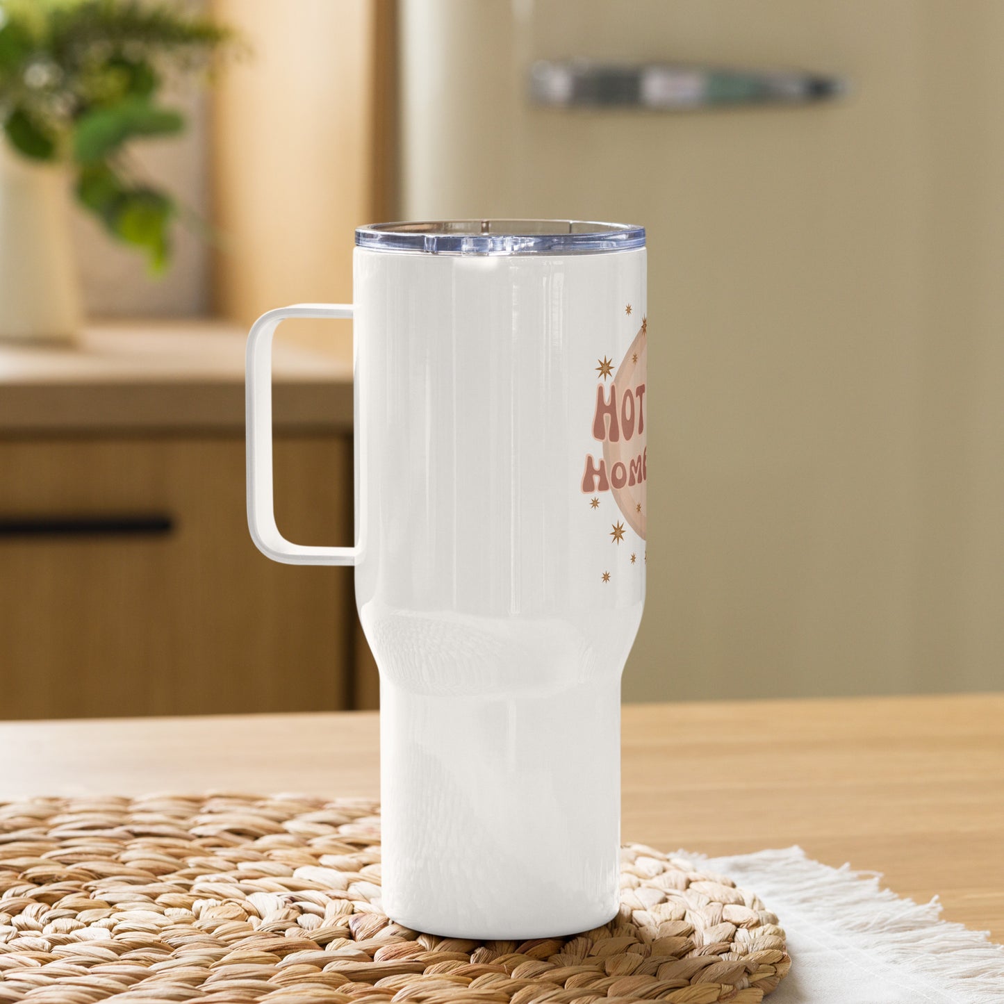 Hot Girls Homestead Travel mug with a handle