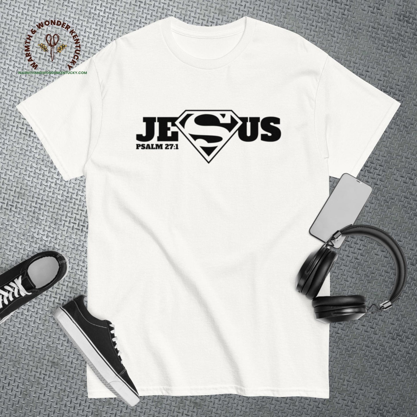 Jesus Superman Logo classic tee