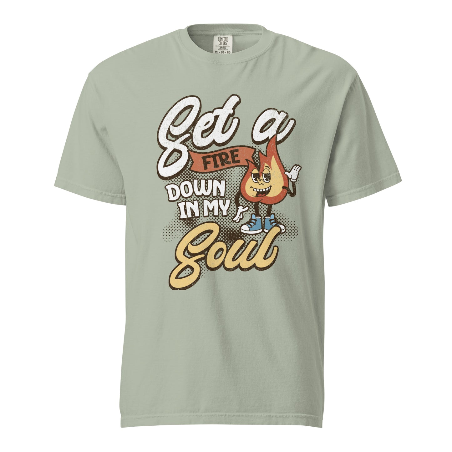 Set A Fire In My Soul Unisex garment-dyed heavyweight t-shirt