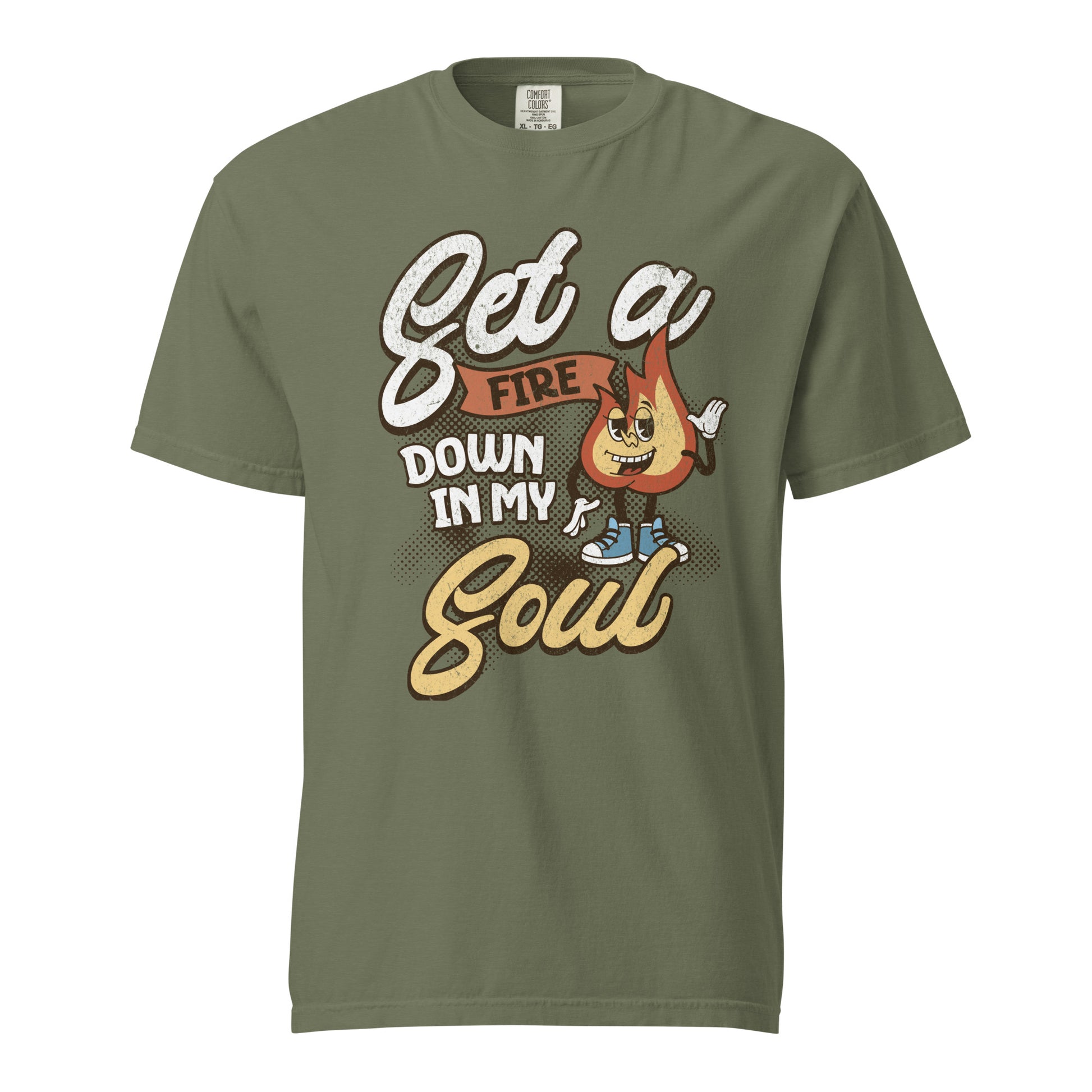 Set A Fire In My Soul Unisex garment-dyed heavyweight t-shirt