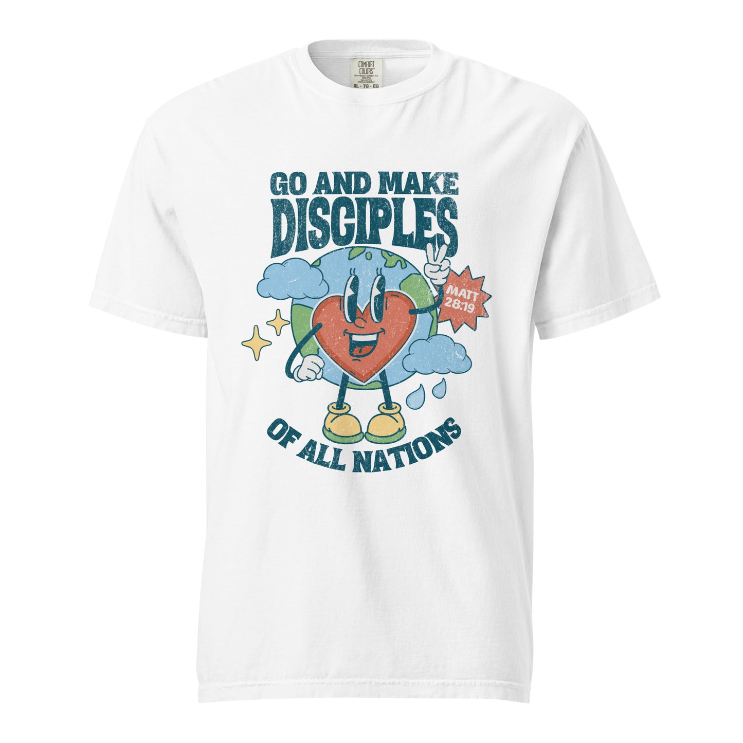 Go And Make Disciples Unisex garment-dyed heavyweight t-shirt