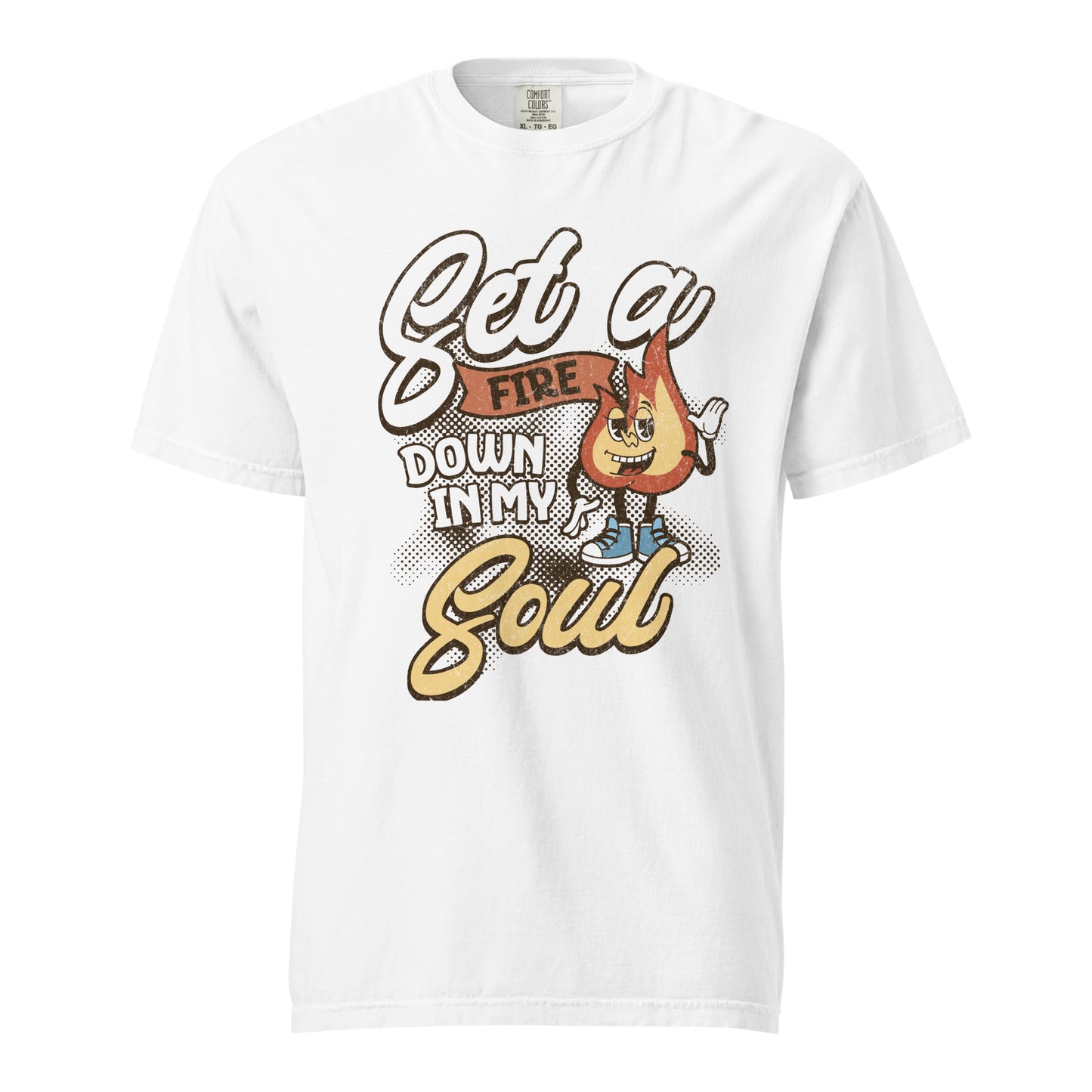 Set A Fire In My Soul Unisex garment-dyed heavyweight t-shirt