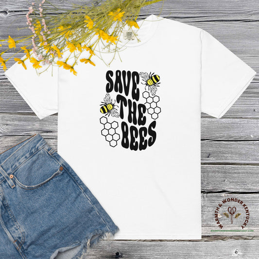 Save The Bees Unisex garment-dyed heavyweight t-shirt