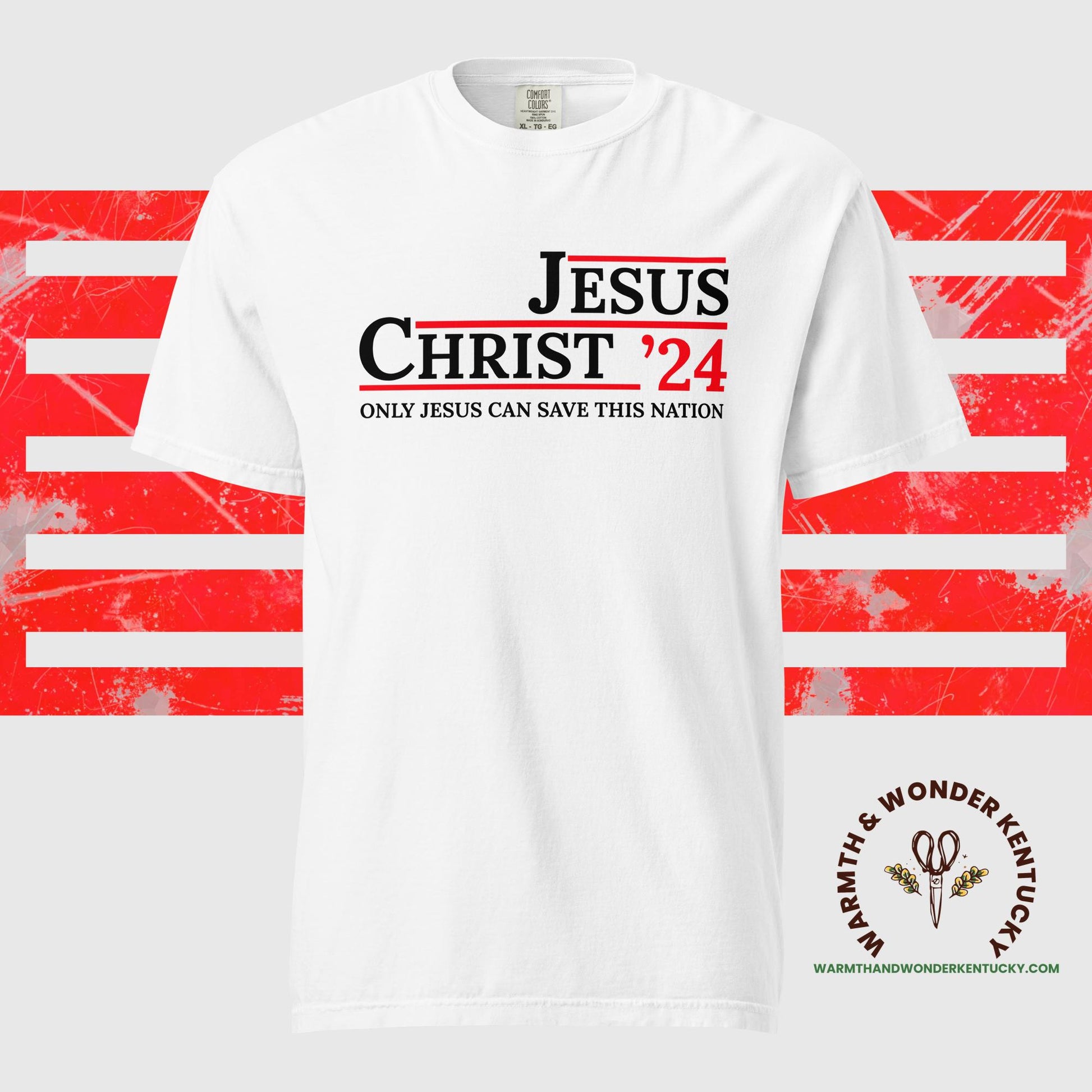 Jesus Christ '24 Unisex garment-dyed heavyweight t-shirt