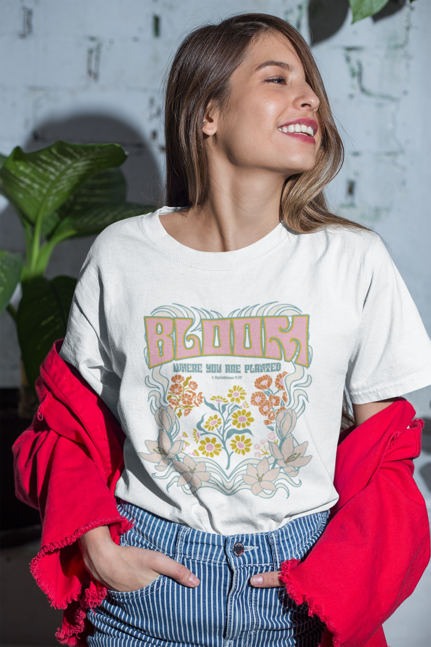 Bloom Oversized faded t-shirt