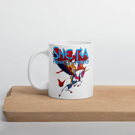 She-Ra White glossy mug