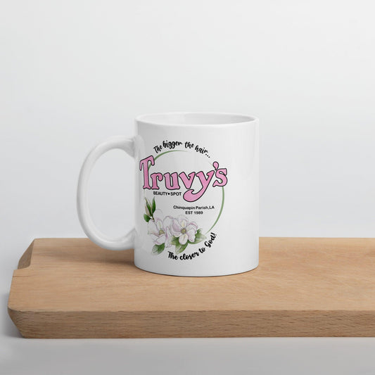 Truvy's White glossy mug