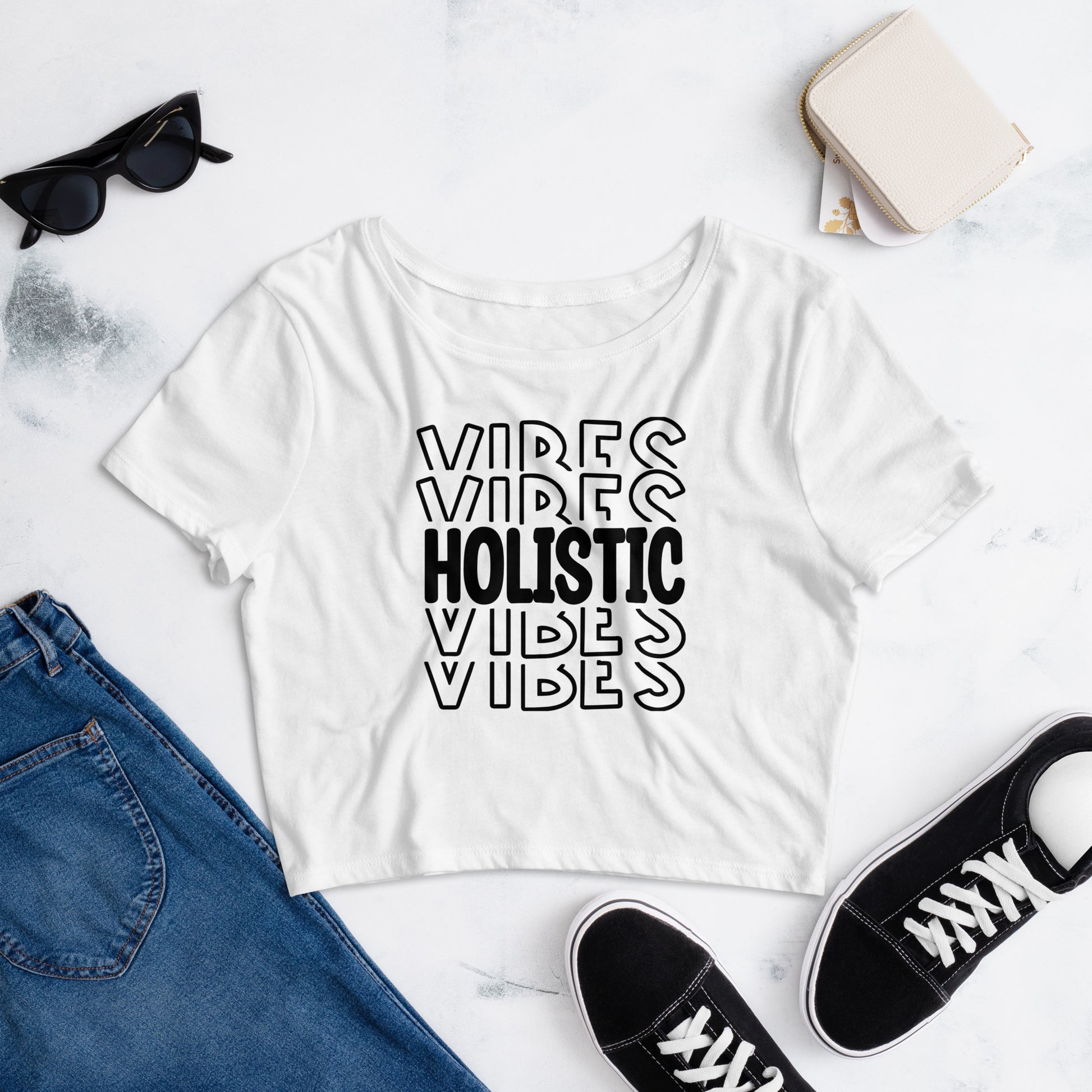 Holistic Vibes Women’s Crop Tee