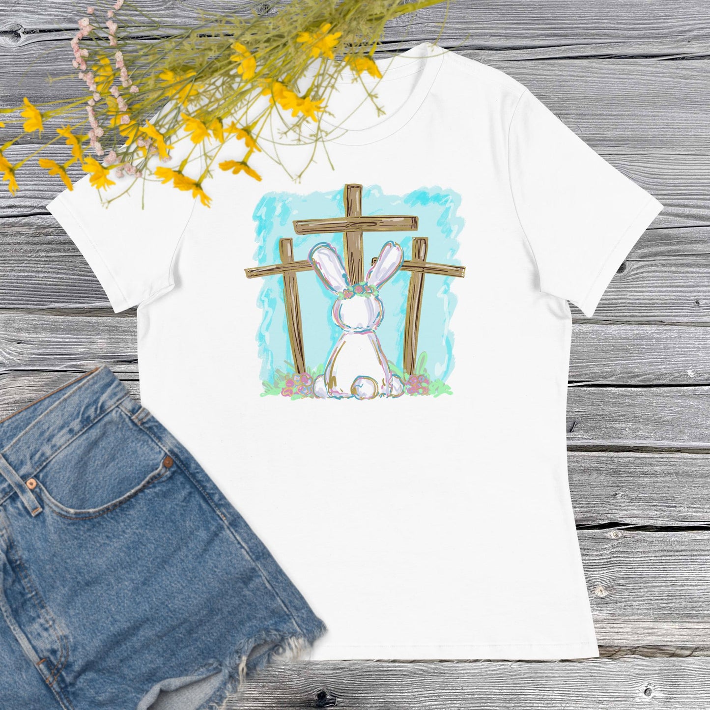 Wooden Crosses Women's Relaxed T-Shirt